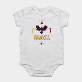 Fawkes the Phoenix Companion and Defender Wizardry Baby Bodysuit